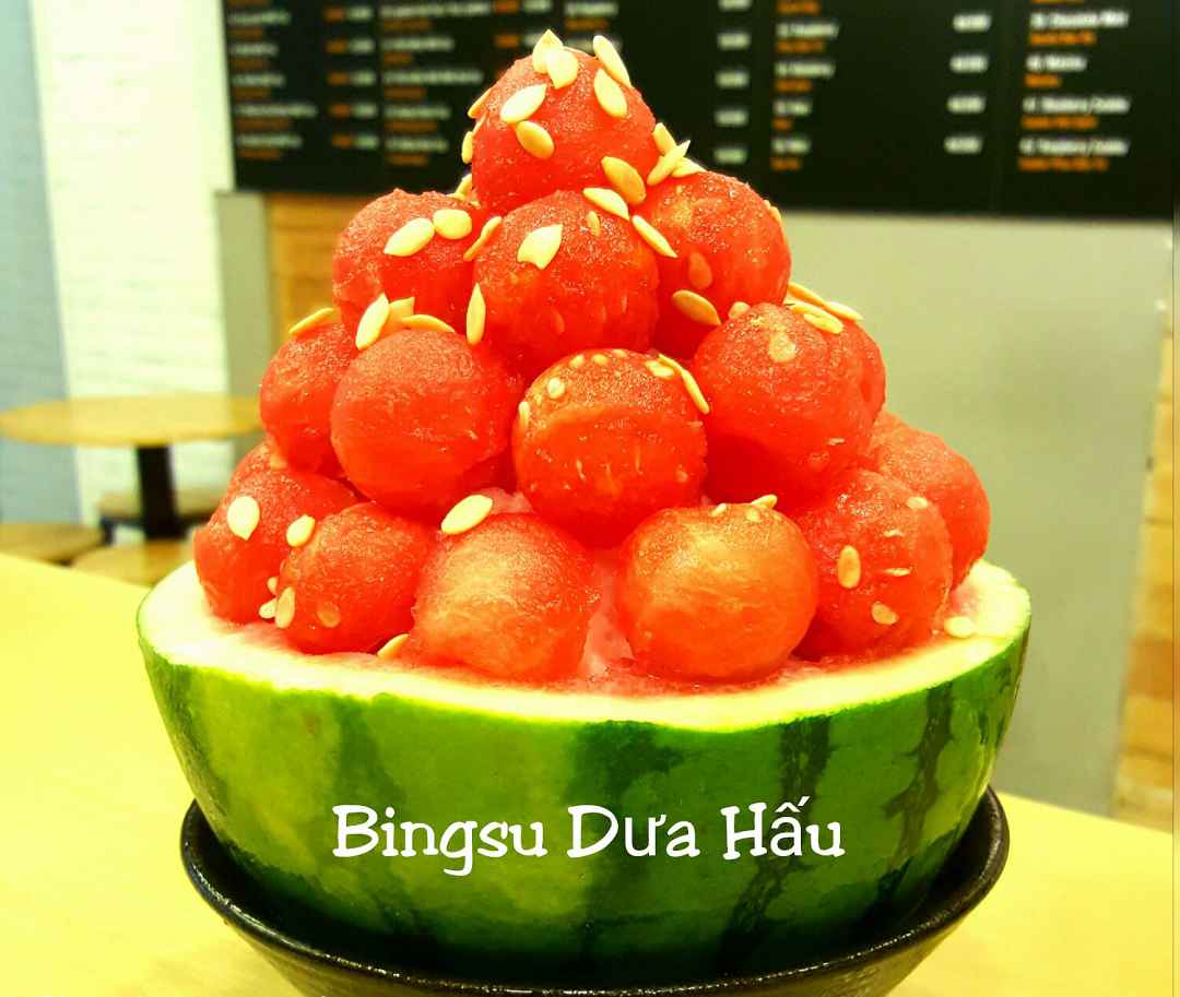 Cách làm Bingsu dưa hấu mát lạnh, hấp dẫn